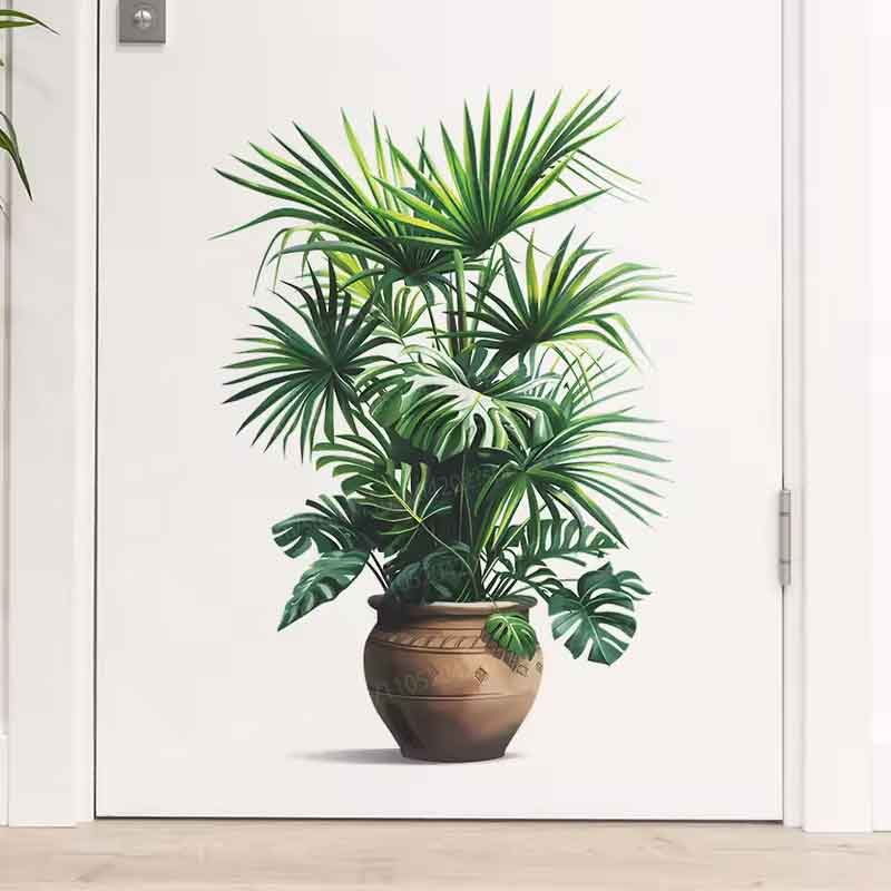 ملصقات جدارية لنباتات خضراء ون - مراجعة Pvc Panel Background وسعره