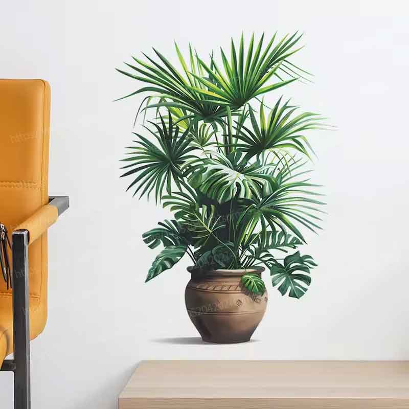 ملصقات جدارية لنباتات خضراء ون - مراجعة Pvc Panel Background وسعره
