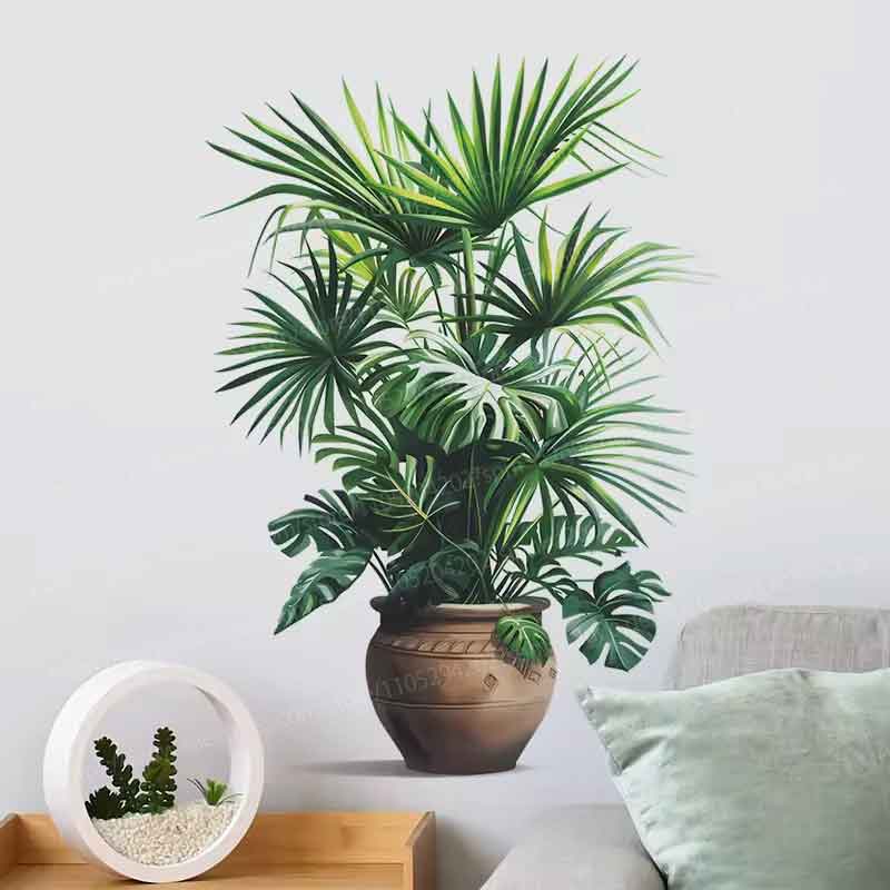 ملصقات جدارية لنباتات خضراء ون - مراجعة Pvc Panel Background وسعره