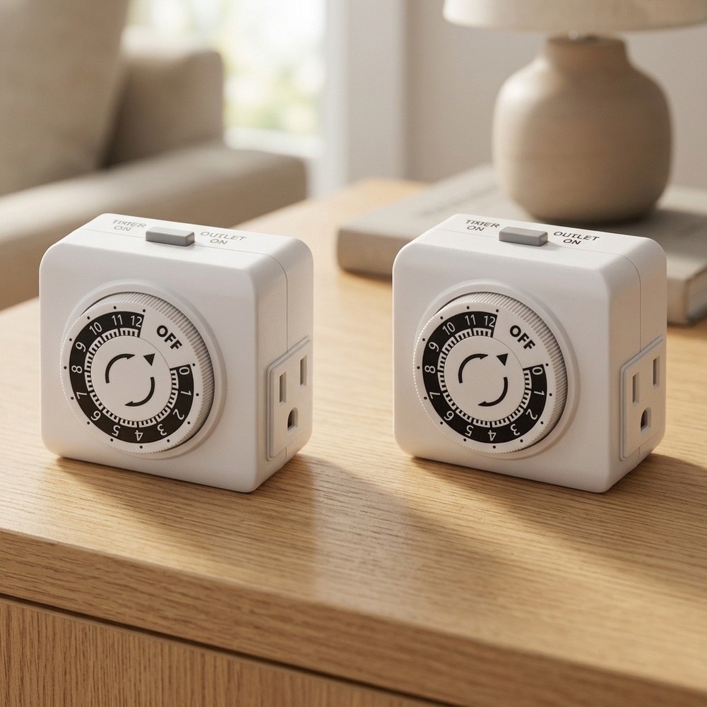 عبوة من قطعتين، مقبس مؤقت ميكا - مراجعة Timer Dual Outlet وسعره
