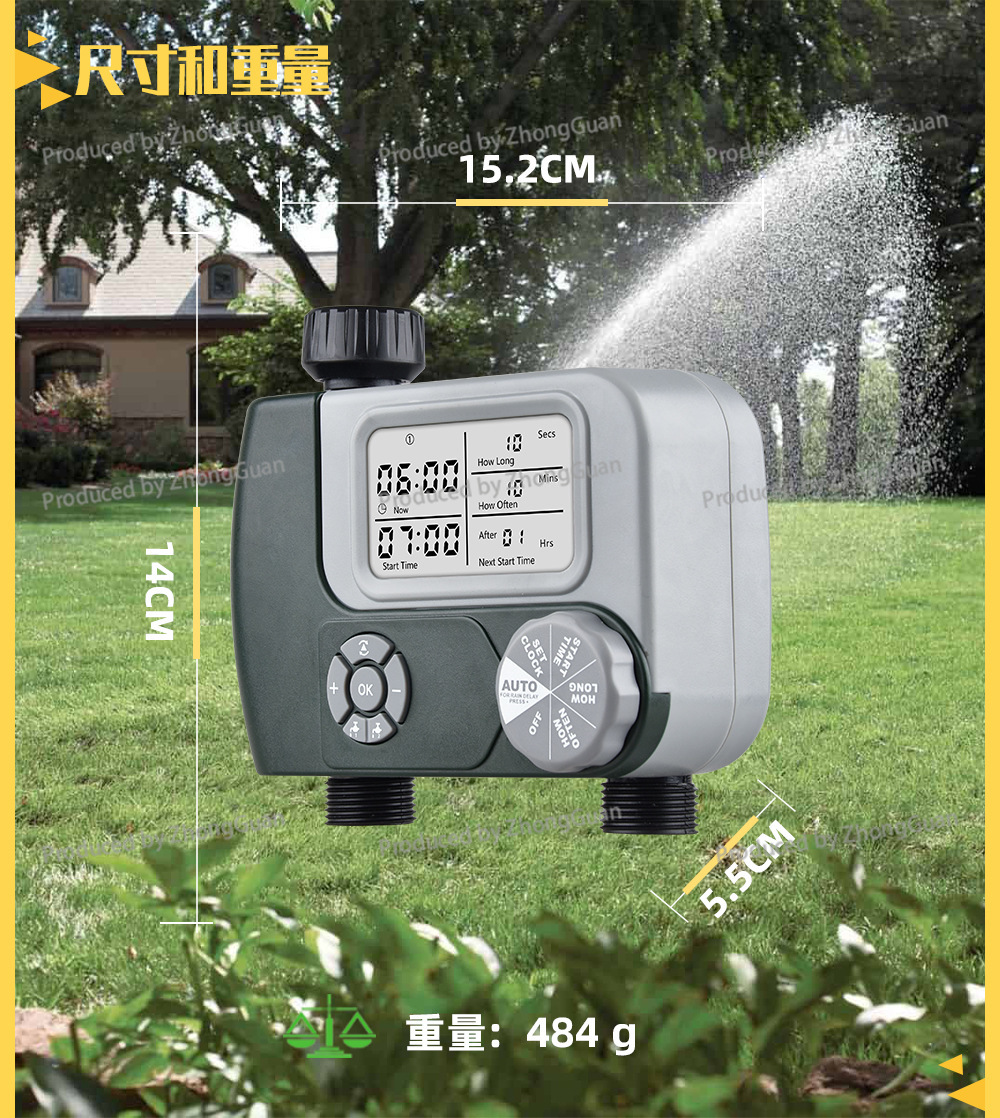 جهاز تحكم في الري للحدائق الخا - مراجعة Timer Dual Outlet وسعره