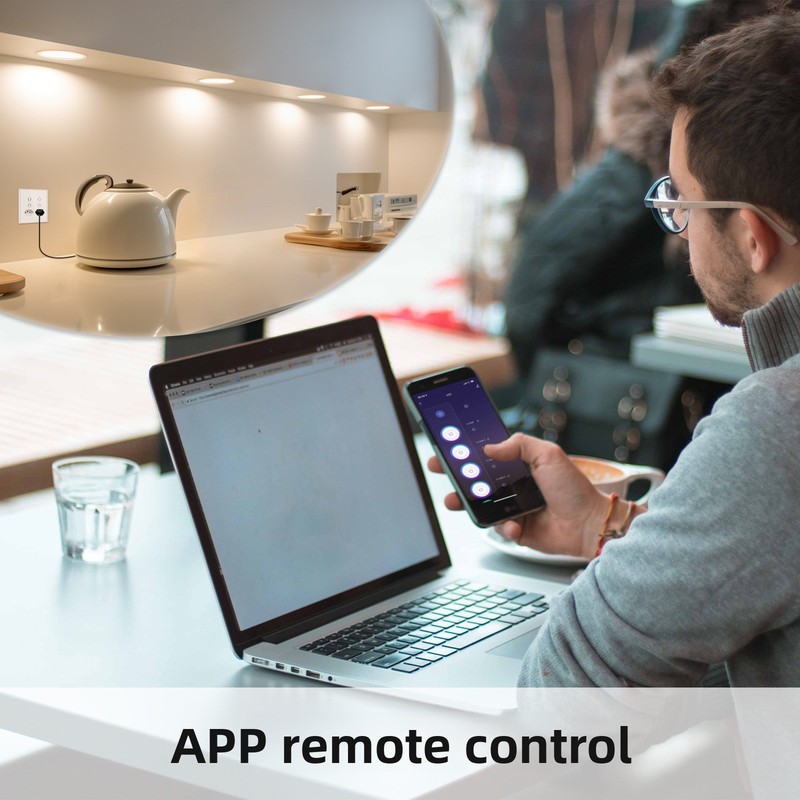 مقبس ذكي MOES Tuya WiFi بـ 4 م - مراجعة Timer Dual Outlet وسعره